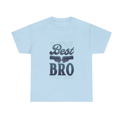 Best Bro Unisex Heavy Cotton Tee | Perfect Gift for Brother
