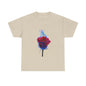 Unisex Blazing Blue Rose T-Shirt - Fire & Flower Graphic Tee